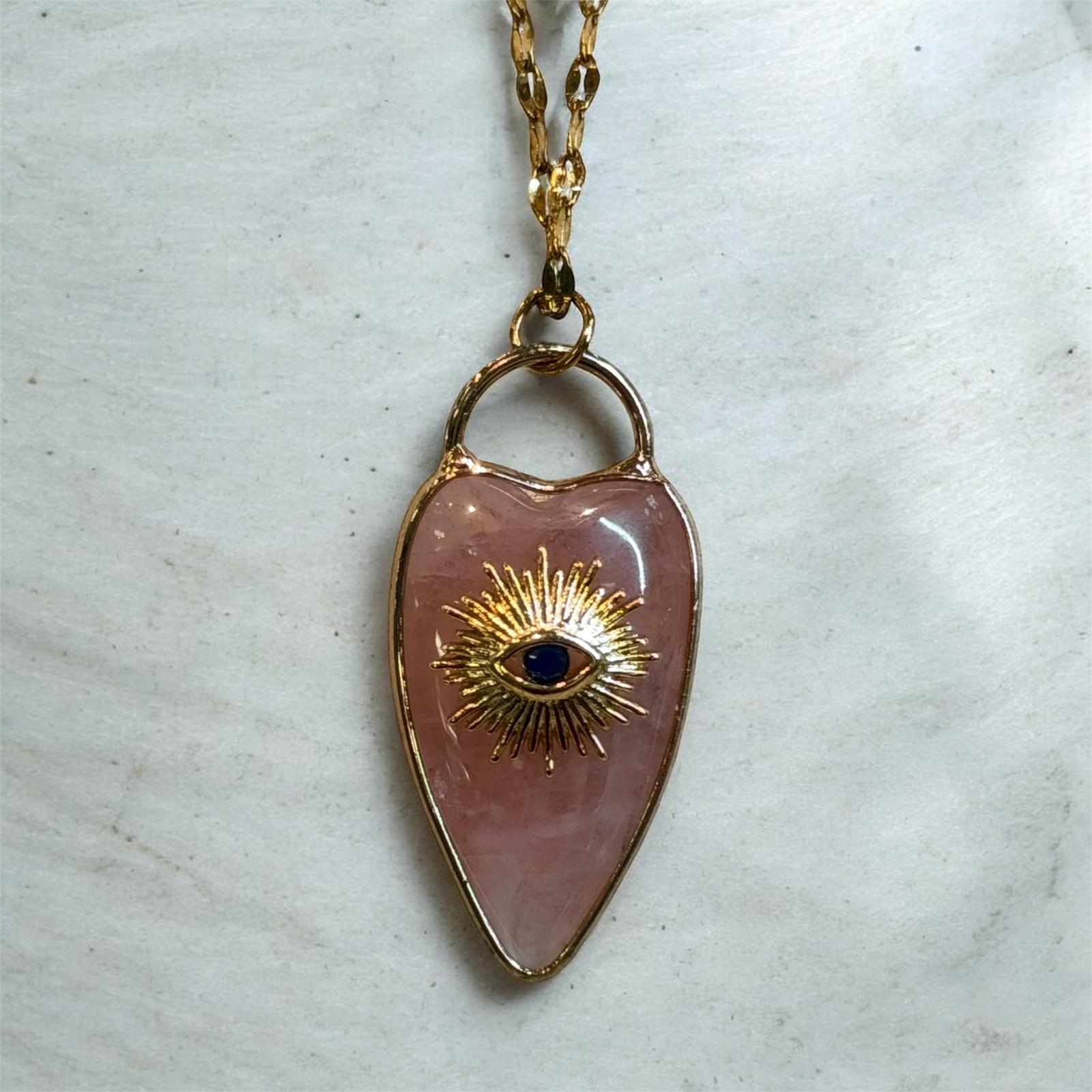 Sienna evil eye necklace