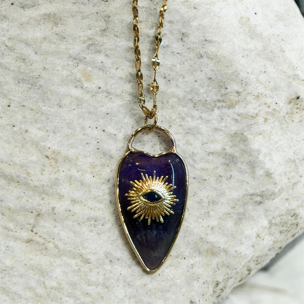 Sienna evil eye necklace