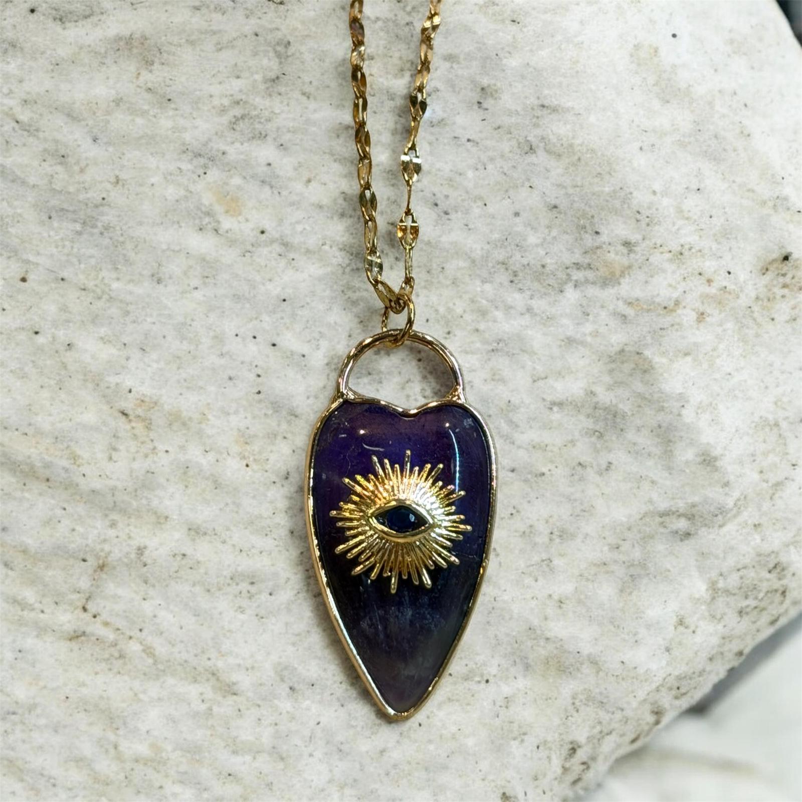Sienna evil eye necklace